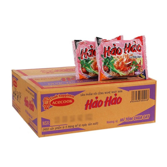 ACECOOK HAOHAO酸辣蝦麵-紫色(77g*30 pack)