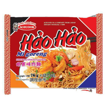 ACECOOK HAO HAO蝦蔥炒麵(76g*30 pack)