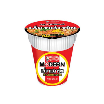 ACECOOK MODERN 泰式蝦火鍋風味杯麵（67克 × 12杯）
