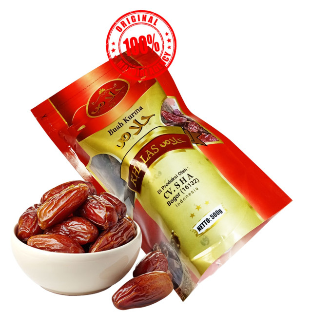 Kurma Golden Dates – Date Crown Khalas（Kholas）椰棗（500 公克）