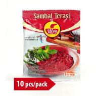 FINNA FOOD｜蝦醬辣椒醬（Sambal Uleg Terasi）｜100包 × 17克／箱