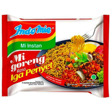 INDOMIE印尼辣牛肋味炒麵(85g*40包）