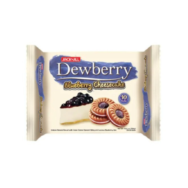 Jack’n Jill Dewberry 蓝莓芝士蛋糕夹心饼干 33克 × 10包