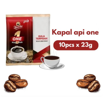 Kapal Api Mix One 咖啡與糖分離即溶咖啡（23公克 × 10袋）