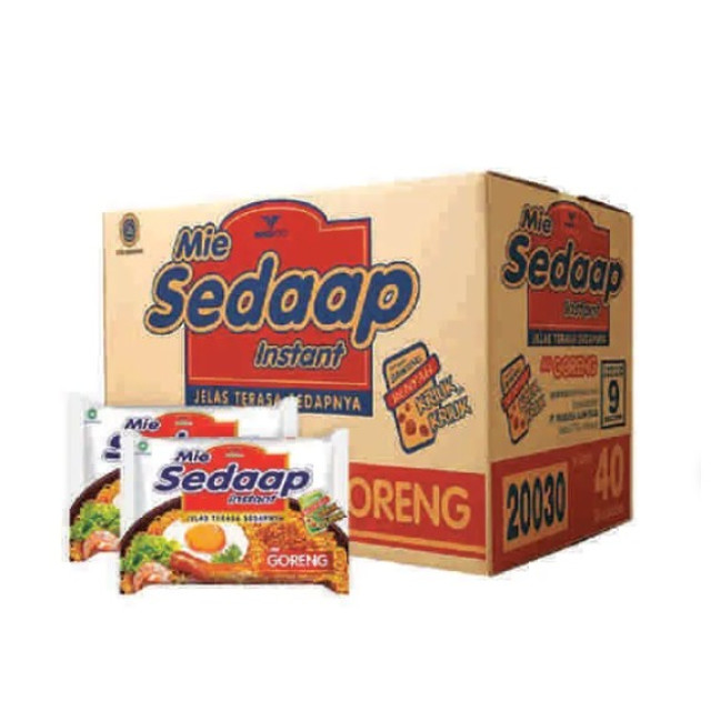 Mie Sedaap 速食炒麵（90 公克／包，40 包／箱）