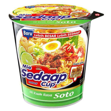 Mie Sedaap 酸辣杯麵（81 公克／杯，12 杯／箱）