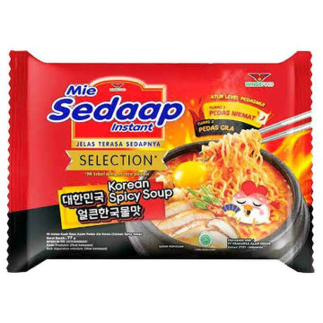Mie Sedaap 韓式香辣湯麵（77 公克／包，40 包／箱）