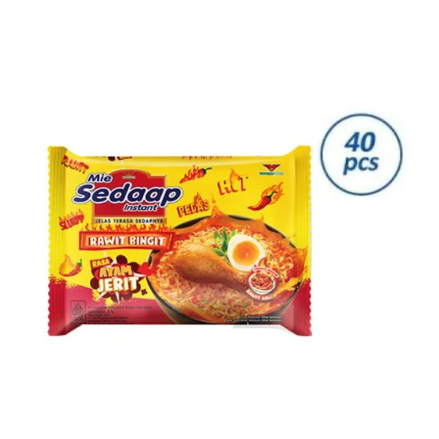 Mie Sedaap 辣雞風味湯麵（77 公克／包，40 包／箱）
