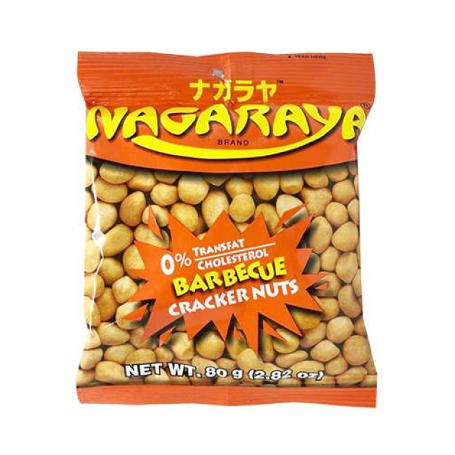 Nagaraya烧烤味饼干花生（80克）