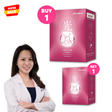 Man Man限定-NUTRIMATE 光曜時空膠囊（30粒／盒）買一送一 再送花項鍊