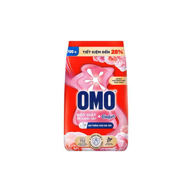 OMO + Comfort玫瑰香洗衣粉(700g)