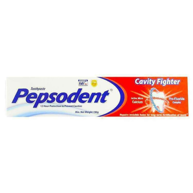PEPSODENT WHITE 防蛀美白牙膏／口腔清潔／190克