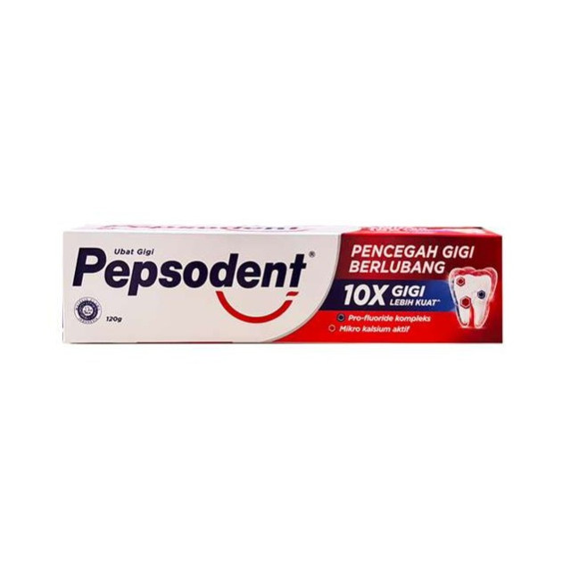 Pepsodent／預防蛀牙／強效10倍牙膏／120克