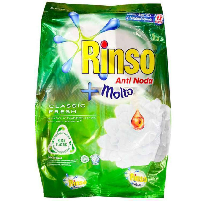 RINSO Molto 經典清新型去漬洗衣粉（770 公克）