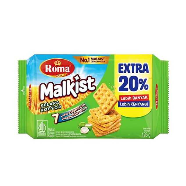 Roma Malkist 椰子風味餅乾（126 公克）