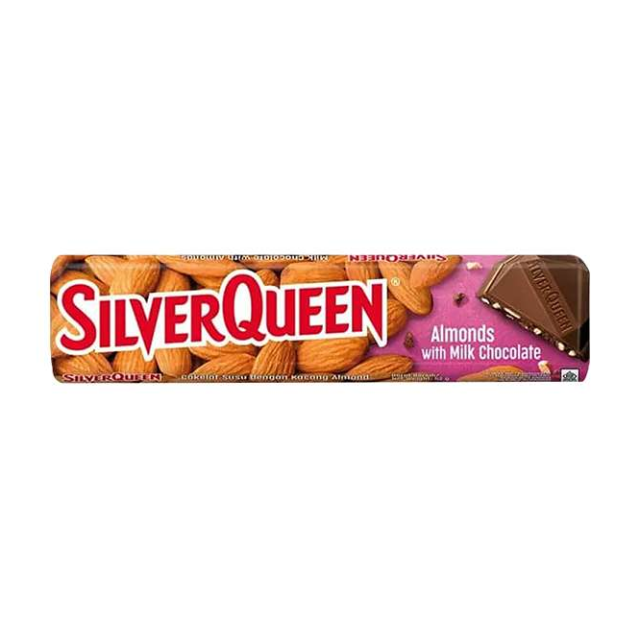 SilverQueen 牛奶巧克力杏仁（52 公克 × 20 條／盒裝）