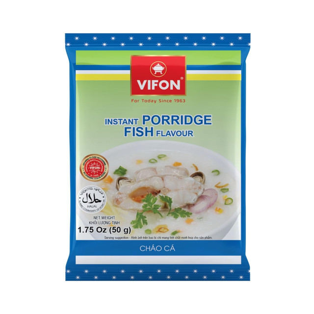 VIFON 即食魚肉風味粥（50 公克 × 50 包）