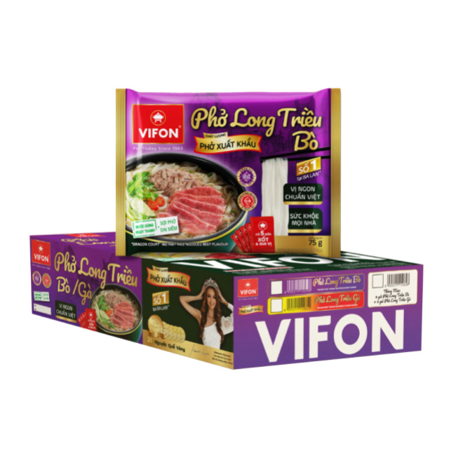 Vifon 隆翠牛肉即食米粉 (75克×18包)